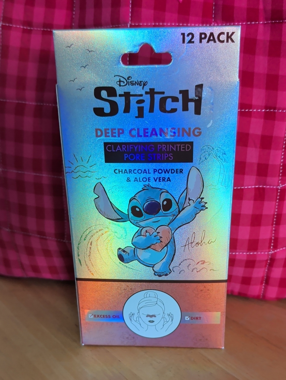 Disney Stitch Deep Cleansing Pore Strips Holographic Box